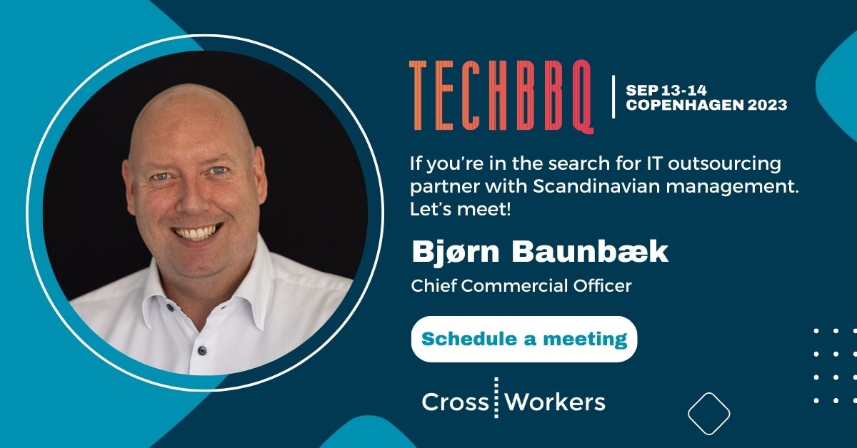 If you’re in the search for IT outsourcing partner with Scandinavian management. Let’s meet at techbbq